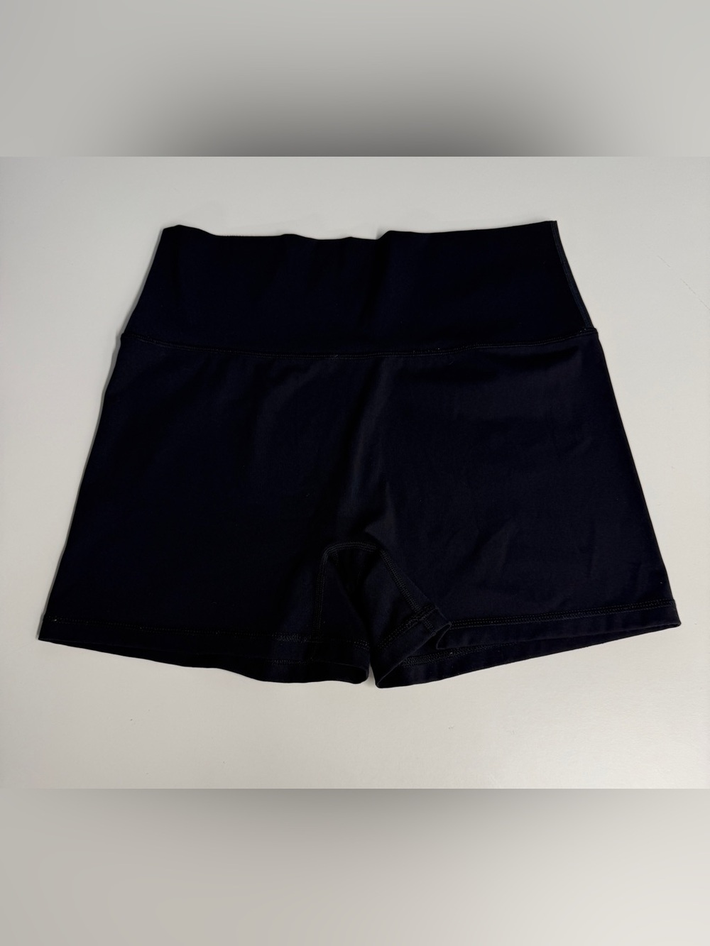 aerie Black High-Rise Bike Shorts